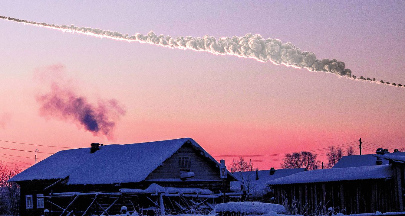 Reconstrucción de la trayectoria de reentrada y explosión del meteorito Chelyabinsk (Sandia National Laboratory)