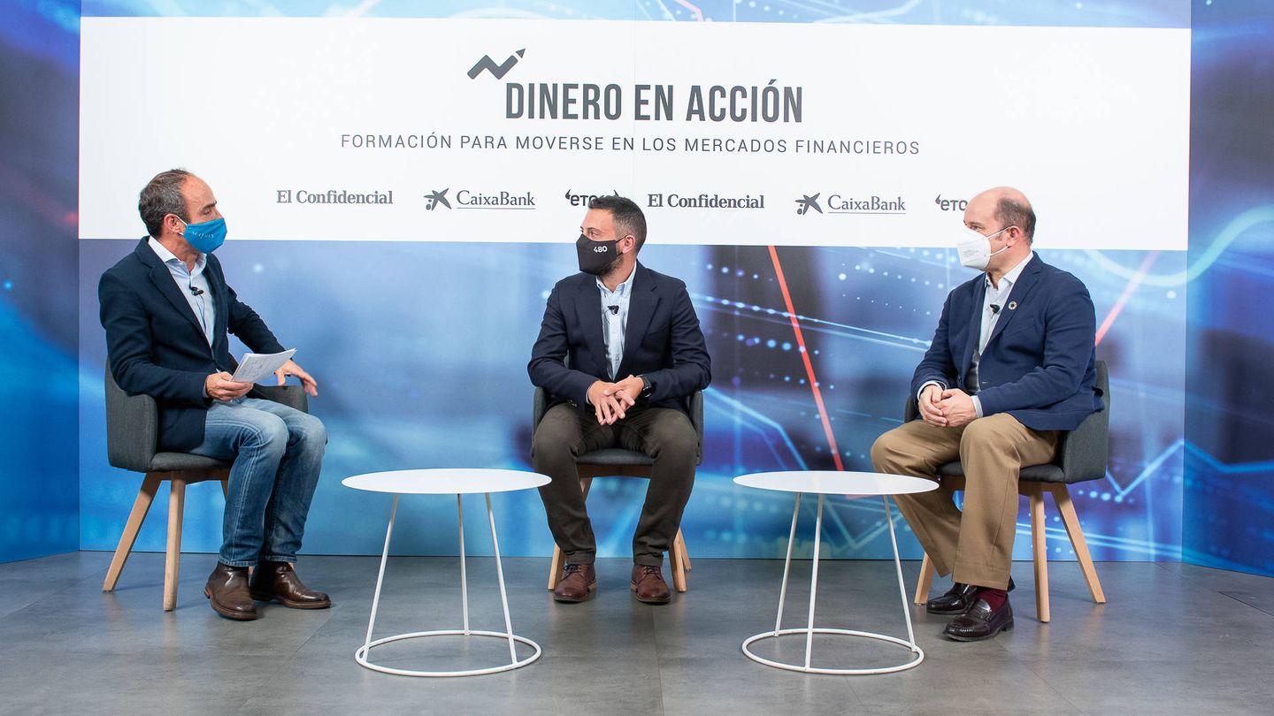 Javier Molina, El Confidencial; David Osuna, CFO de Cuatroochenta, y Agustín Vitórica, cofundador y coCEO de Gawa Capital.