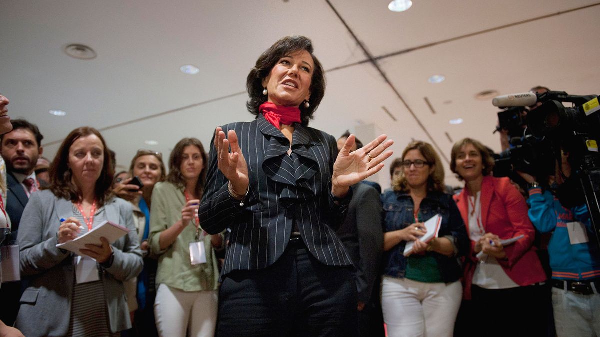 Alierta y Fainé coordinan el plan de acogida de Ana Botín en el 'lobby' del Ibex
