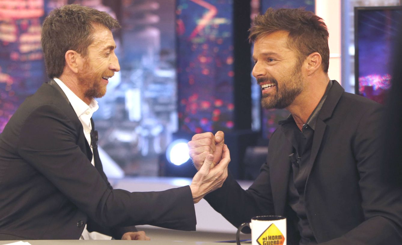 Ricky Martin con Pablo Motos. (Gtres)