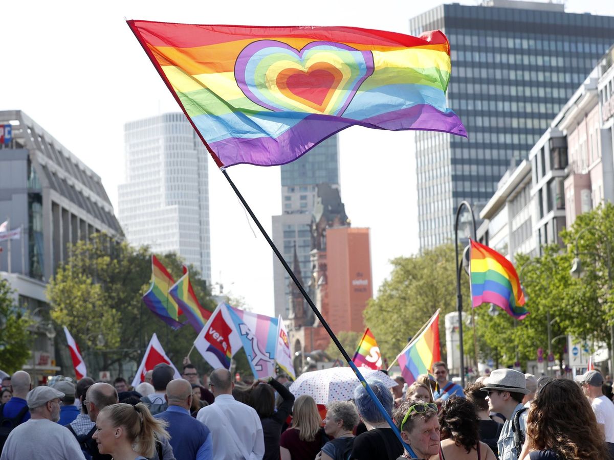 Foto: Día internacional contra la homofobia y transfobia en Berlín. (Efe)