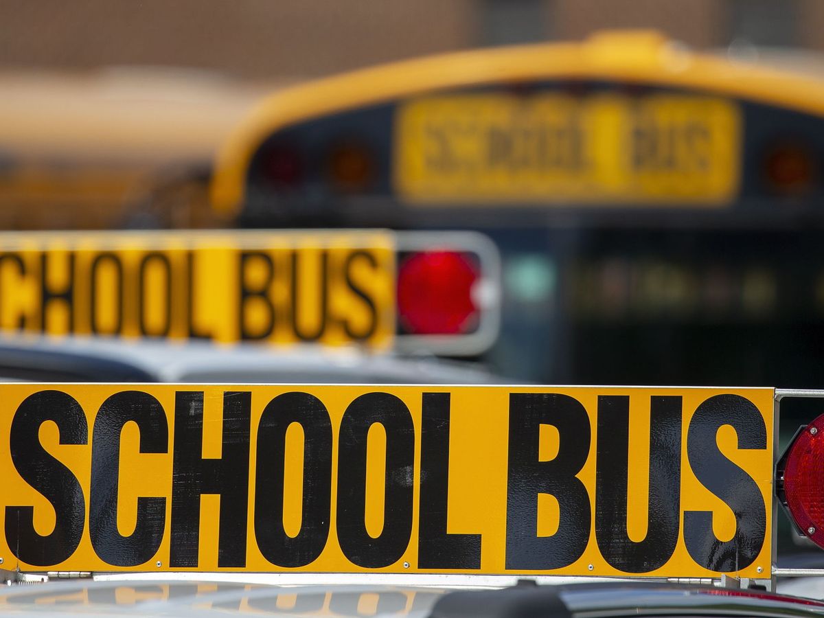 Foto: Autobuses escolares en Wilmington, Massachusetts. (Reuters)
