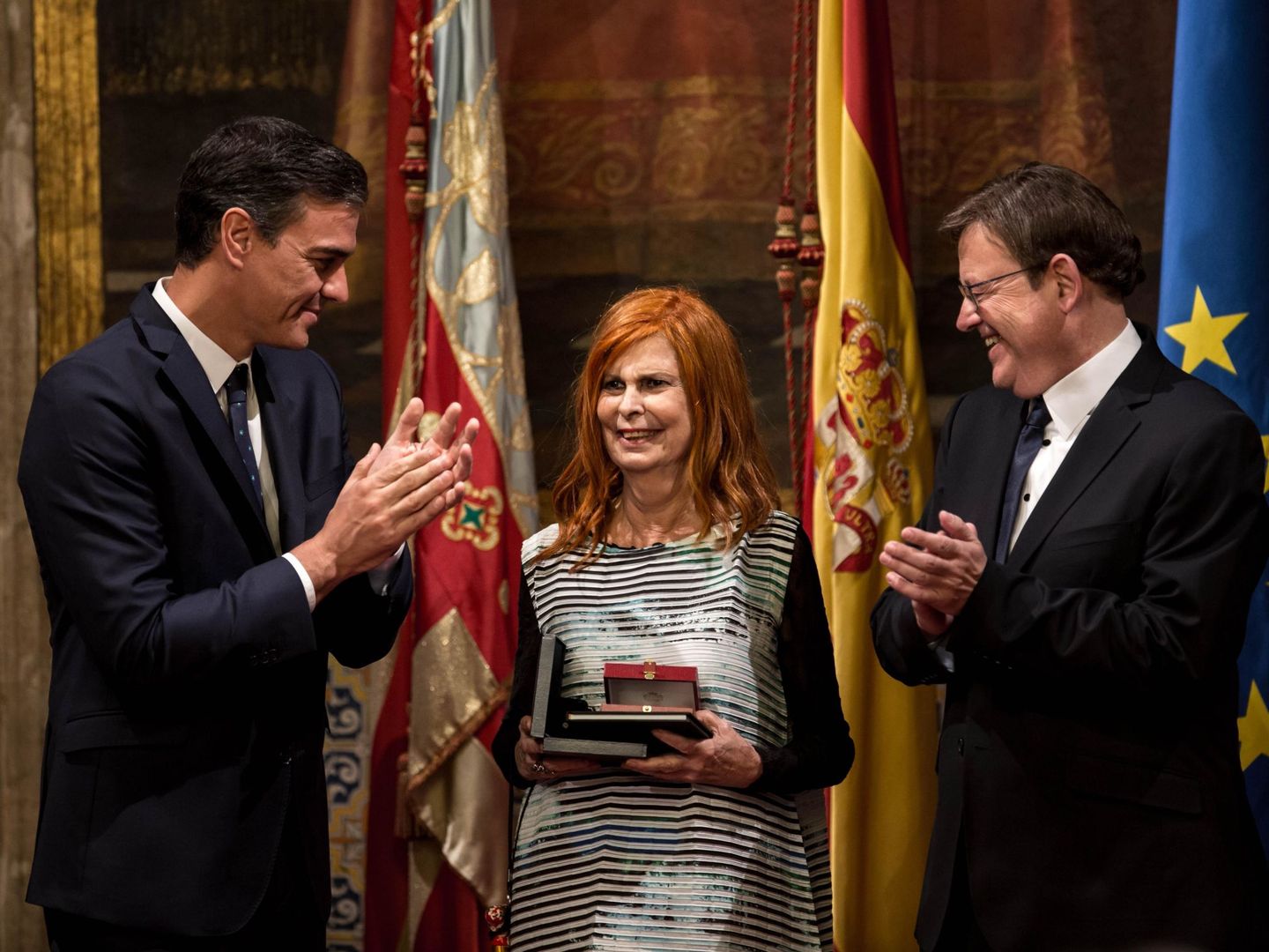 Carmen Alborch recogió la Alta Distinción de la Generalitat valenciana el pasado 9 de octubre. (EFE)