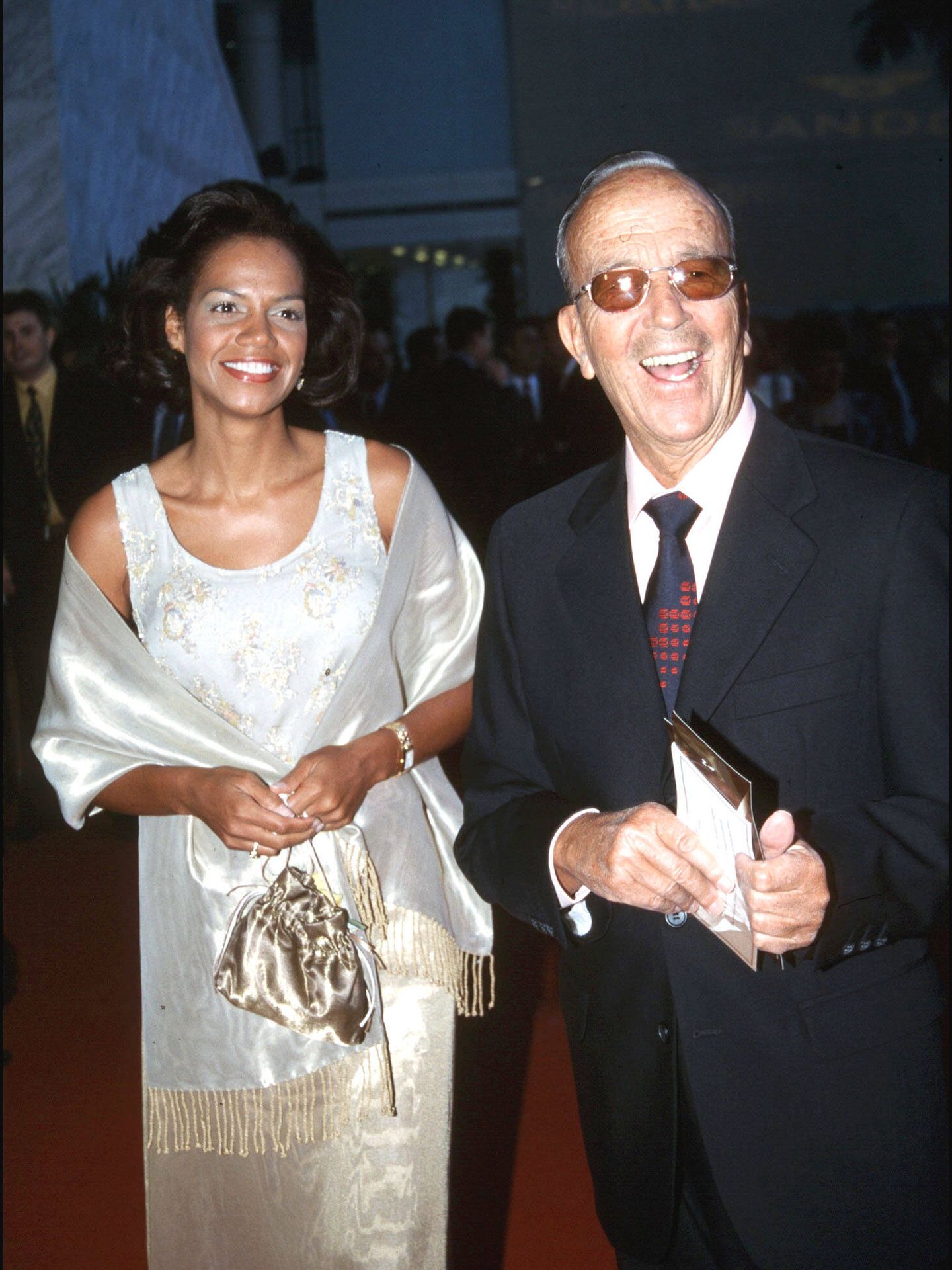 Ronna Keitt y el doctor Iglesias Puga, en el año 2000 en Madrid. (Gtres)