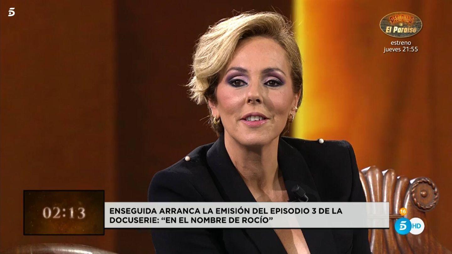 Rocío Carrasco, en 'En el nombre de Rocío'. (Mediaset)