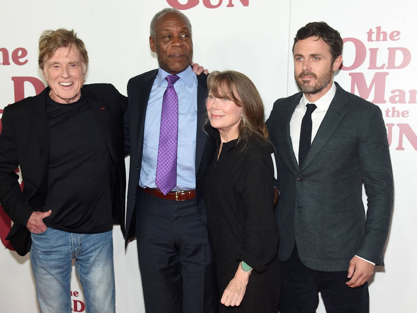 Robert Redford, Danny Glover, Sissy Spacek y Casey Affleck, protagonistas de la ¿última película? del actor. (Getty)