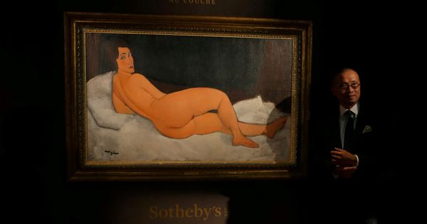 Foto: El cuadro de Modigliani que se ha subastado en Sotheby's. (Reuters) 