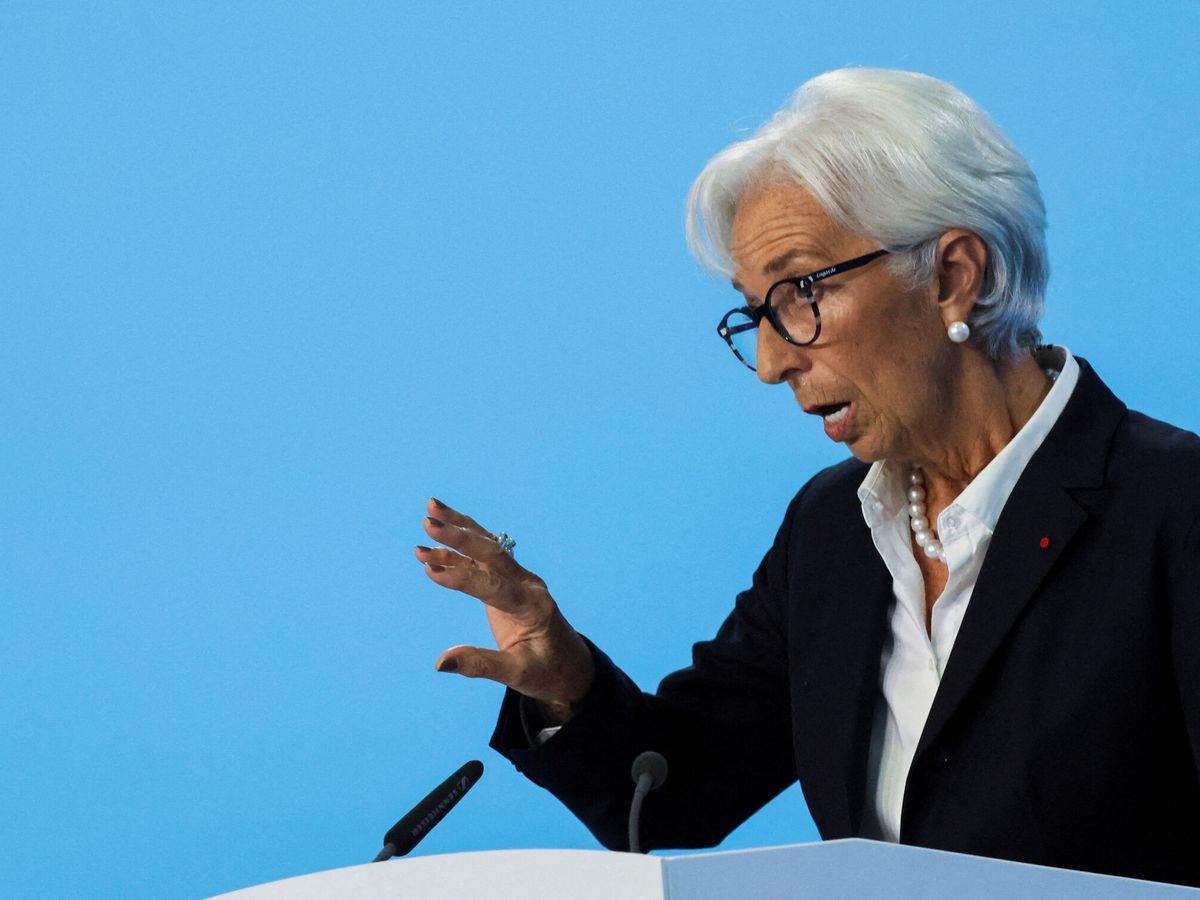 Foto: Christine Lagarde, presidenta del BCE. (Reuters/Wolfgang Rattay)
