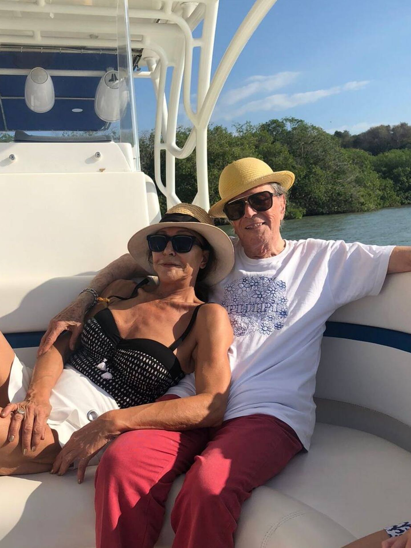 Jaime Ostos y su mujer, disfrutando en Colombia. (Cortesía)