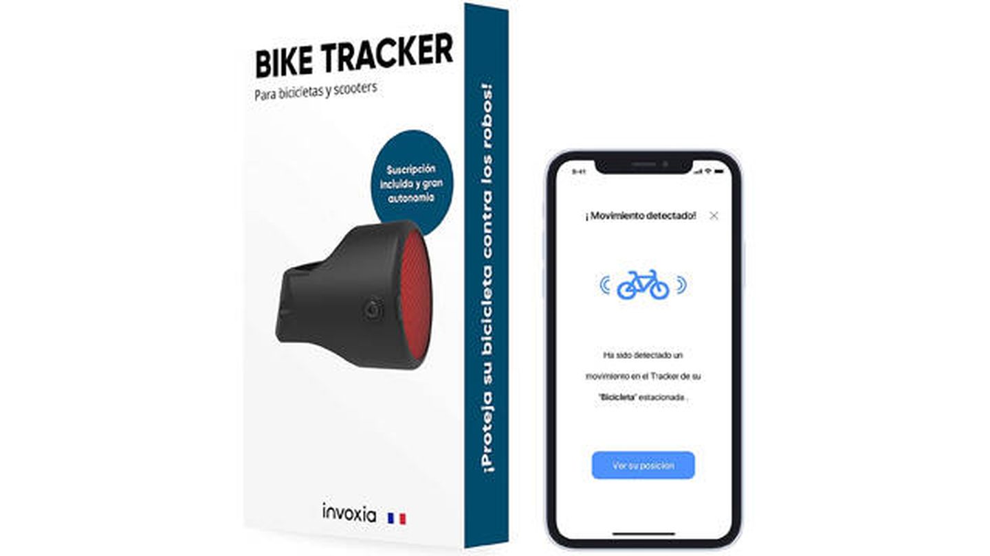 Localizador GPS antirrobo para bicicleta Invoxia