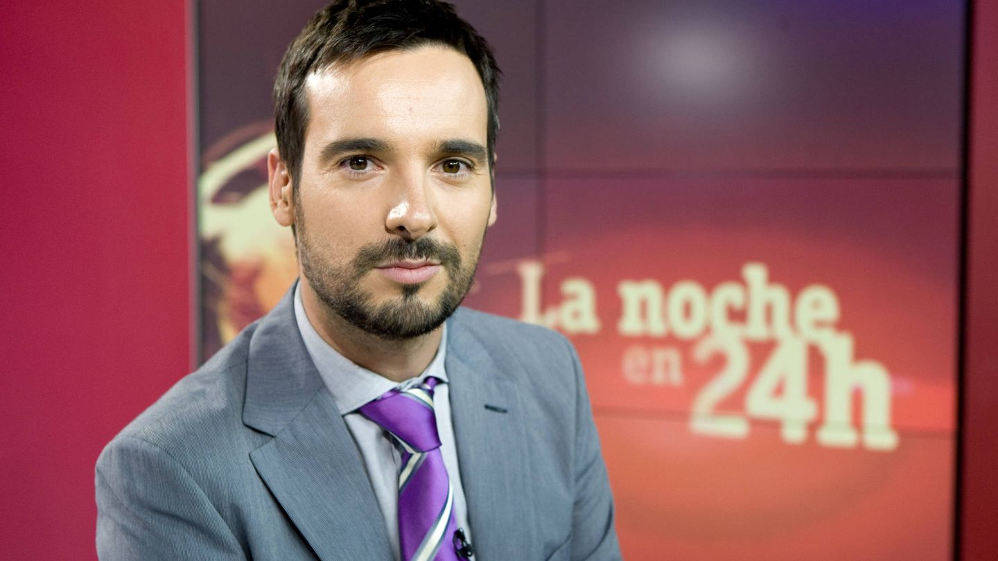 Lluís Guilera, en 'La noche en 24 horas'. (RTVE).