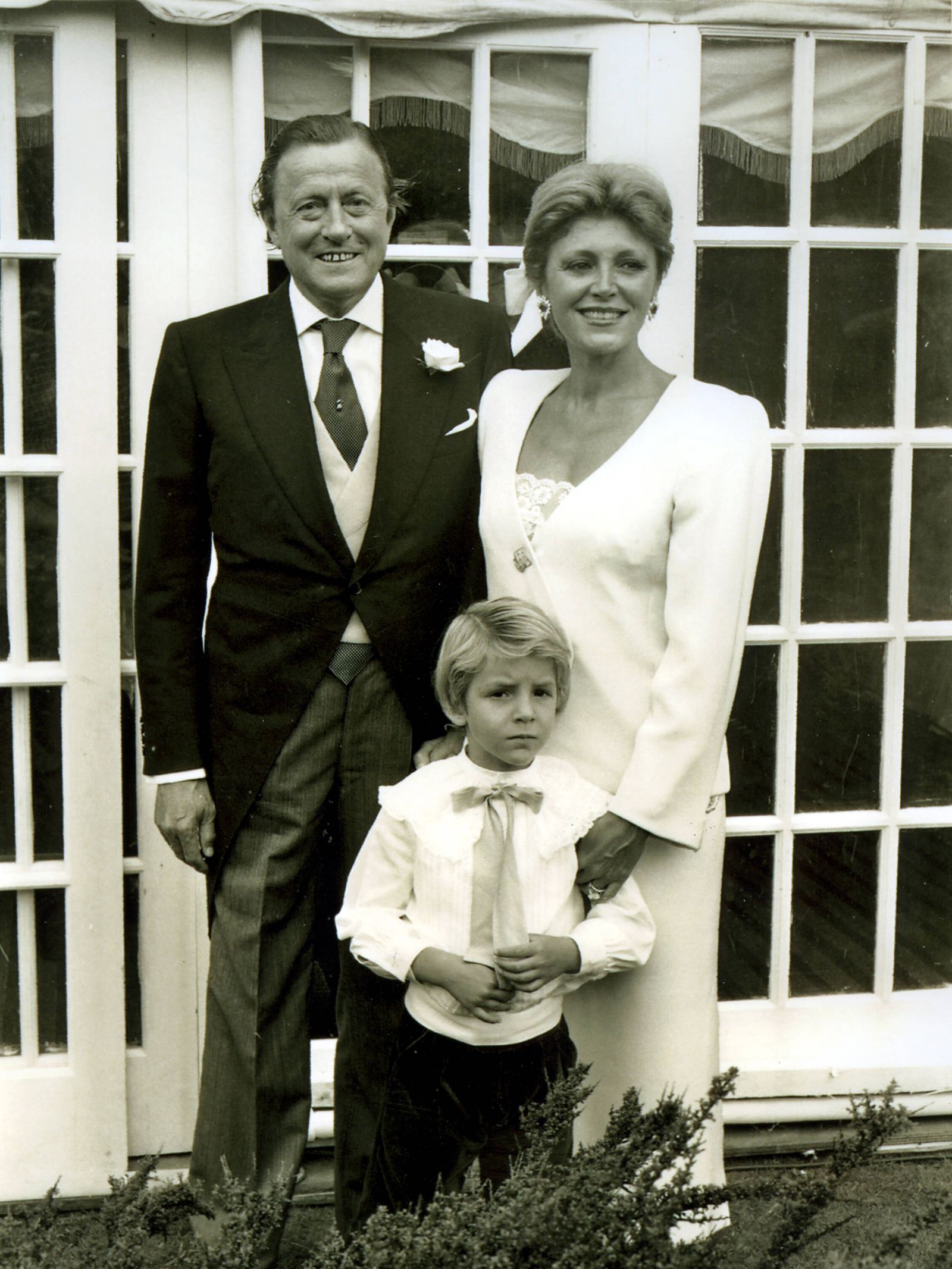 Heini, con Tita y su hijo Borja, que entonces tenía seis años. (Cortesía)