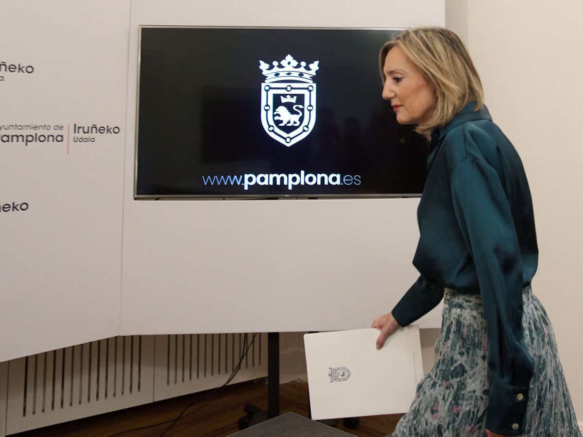 Foto: Cristina Ibarrola, alcaldesa de Pamplona por UPN, perderá el cargo como consecuencia de la moción (EFE/Iñaki Porto)