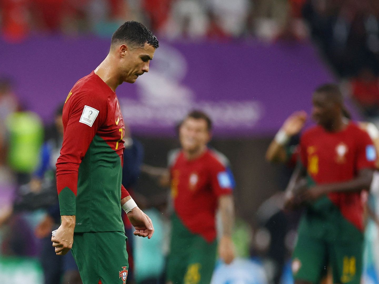 El jugador Cristiano Ronaldo en un partido del Mundial (REUTERS/Kai Pfaffenbach)