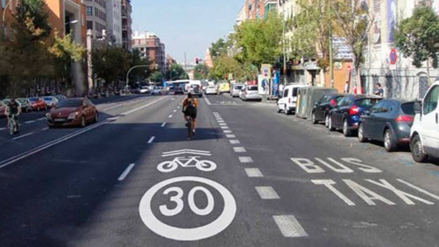 Ciclocarril. (Google Street View)