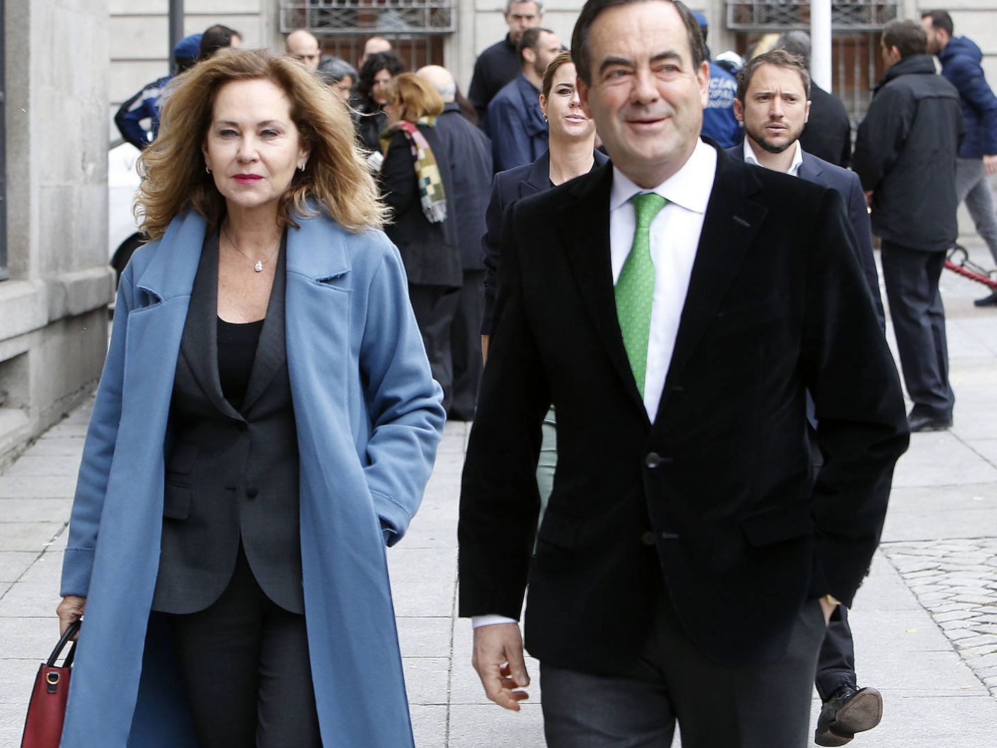  Ana María Rodríguez y José Bono, el pasado 11 de abril. (Gtres)