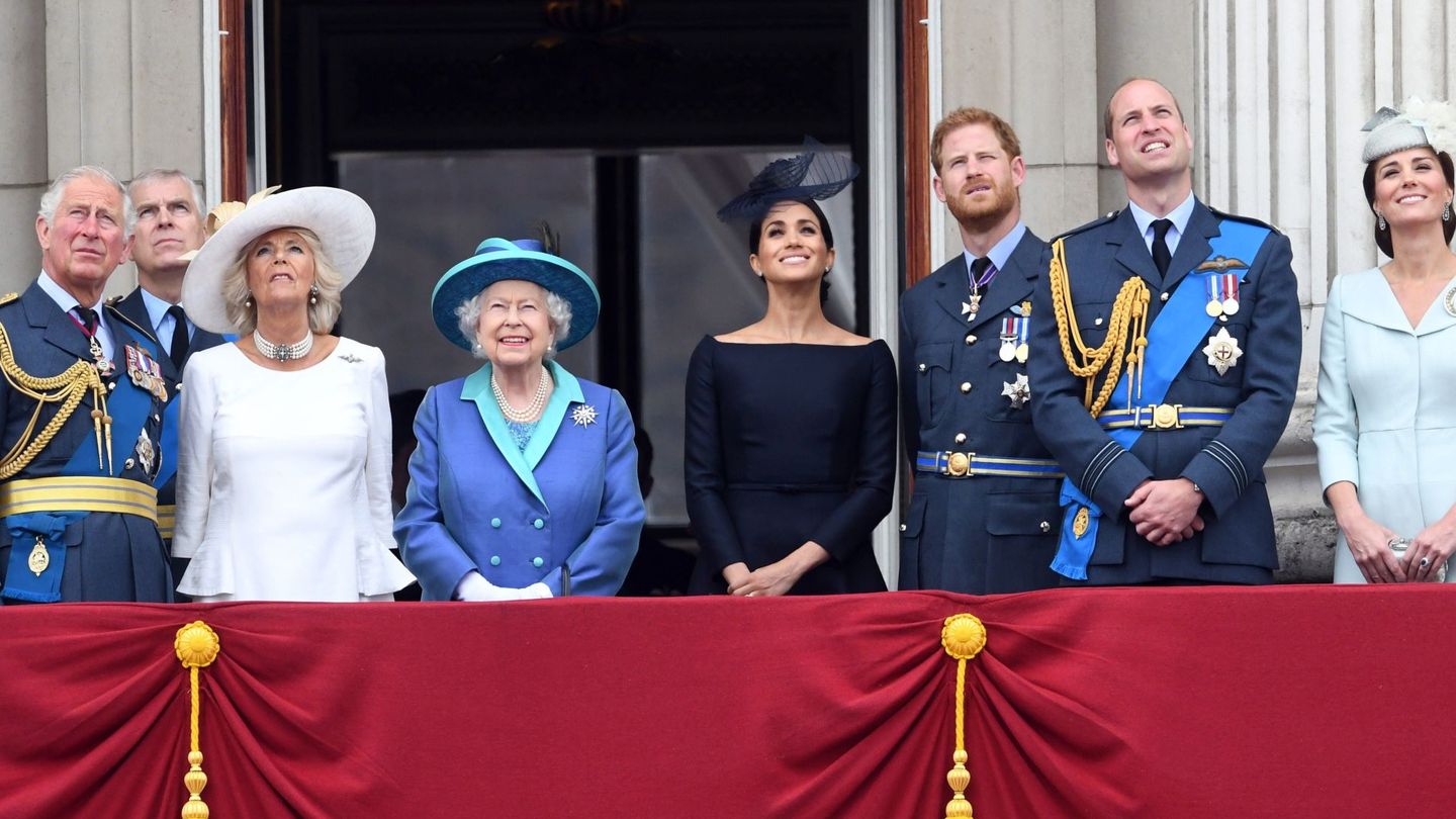La familia real británica en una imagen de archivo. (EFE)
