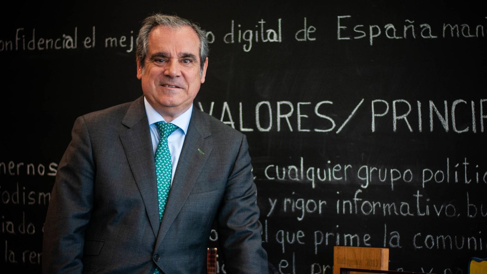 Jesús Aguilar, presidente del Consejo General del Colegio de Farmacéuticos. (Carmen Castellón)