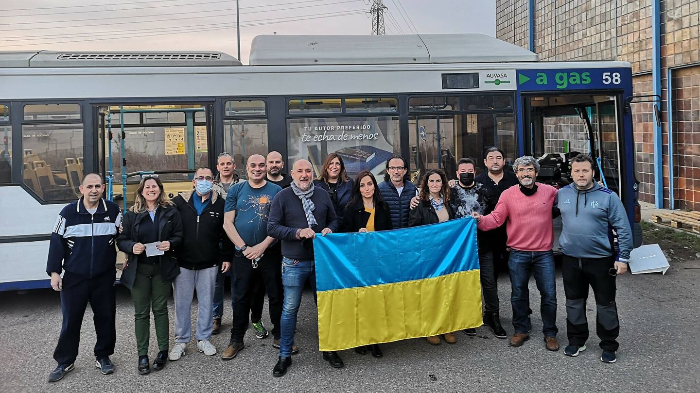 Voluntarios de la Asociación Castilla y León para Ucrania. (Facebook) 