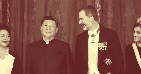 Foto: Recepción en el Palacio Real al presidente de China, esta semana. (EFE)