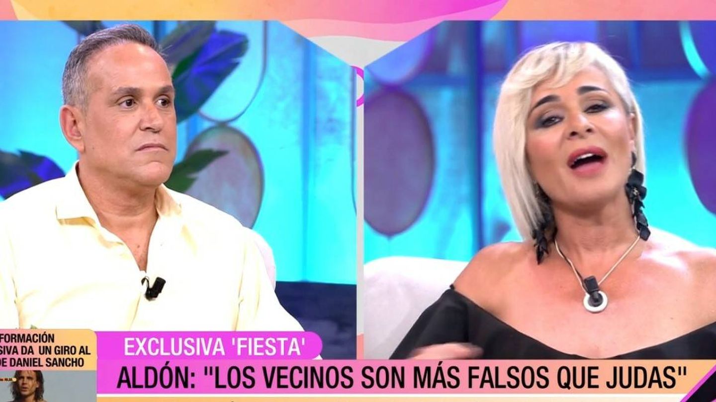 Aurelio Manzano y Ana María Aldón en 'Fiesta'. (Mediaset España)
