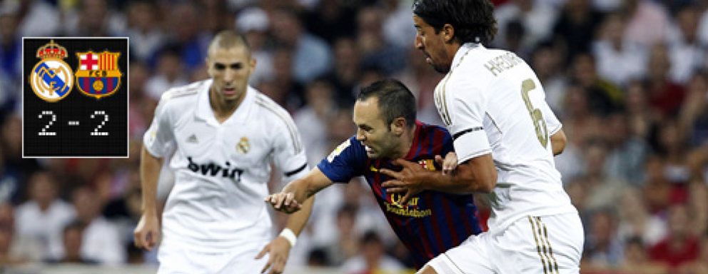 Foto: Guardiola sigue sin perder en el Bernabéu pese al agresivo planteamiento de Mourinho