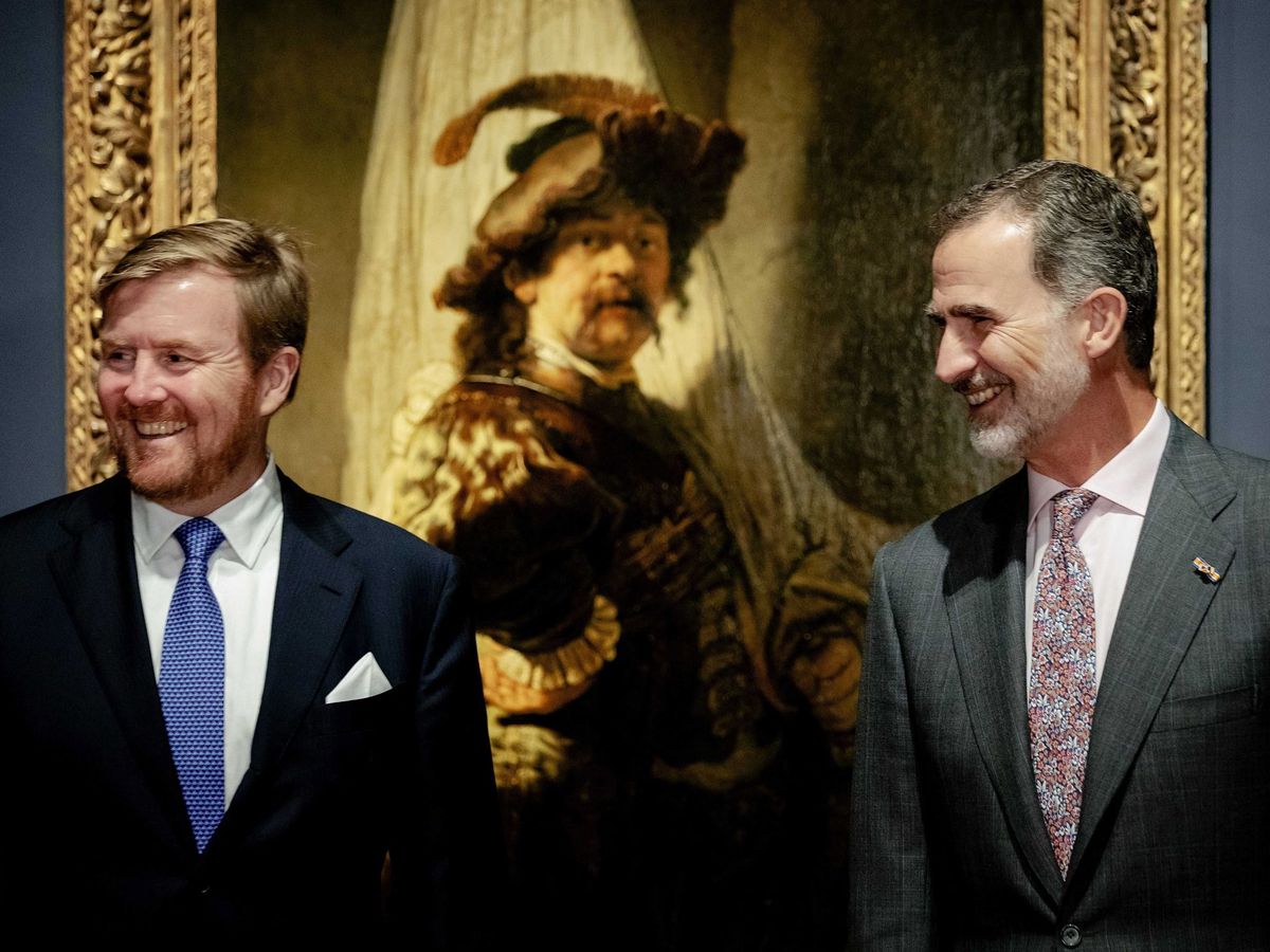 Foto: El Rey de Holanda, Guillermo Alejandro, con Felipe VI. (EFE)