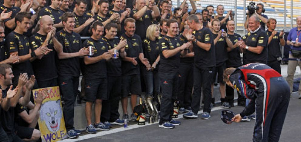 Foto: Por qué la señora de la limpieza de Red Bull se alegra con cada victoria de Vettel