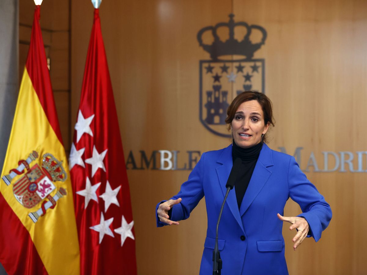 Foto: a portavoz de Más Madrid, Mónica García. (EFE/Javier Lizón)