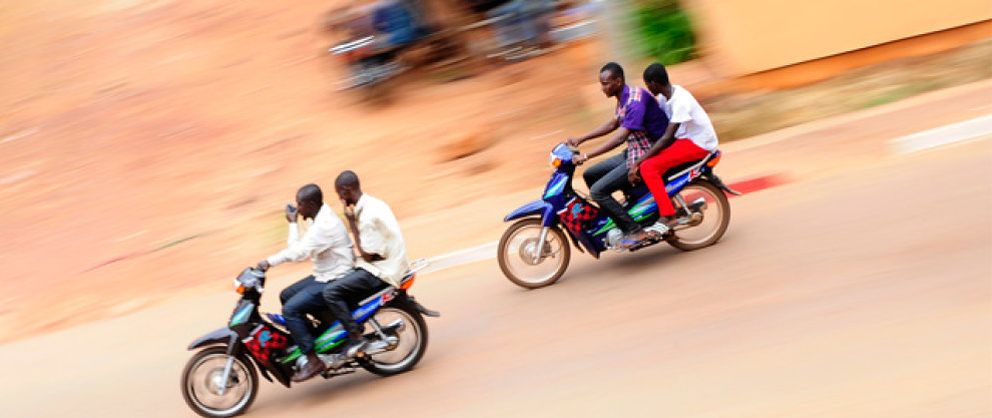 Foto: China conquista África en moto