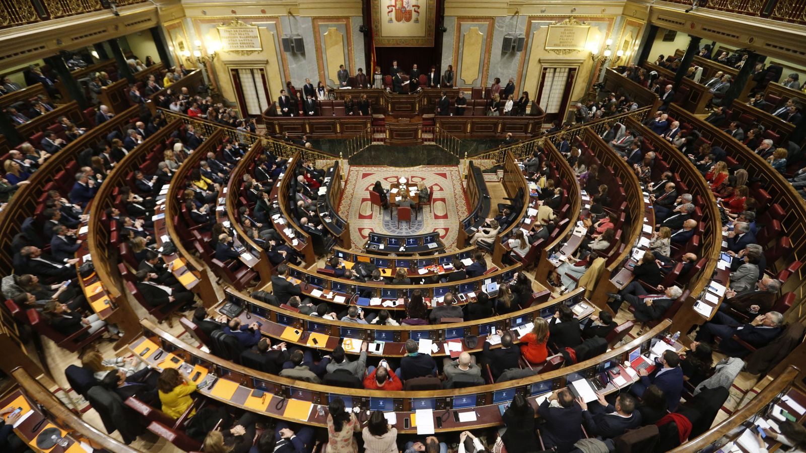 Foto: Imagen del Congreso de los Diputados con todos los escaños ocupados. (Efe) 