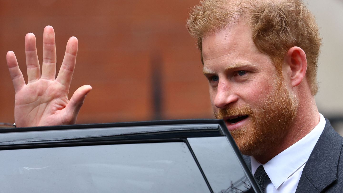 El príncipe Harry, a su llegada al tribunal. (Reuters)