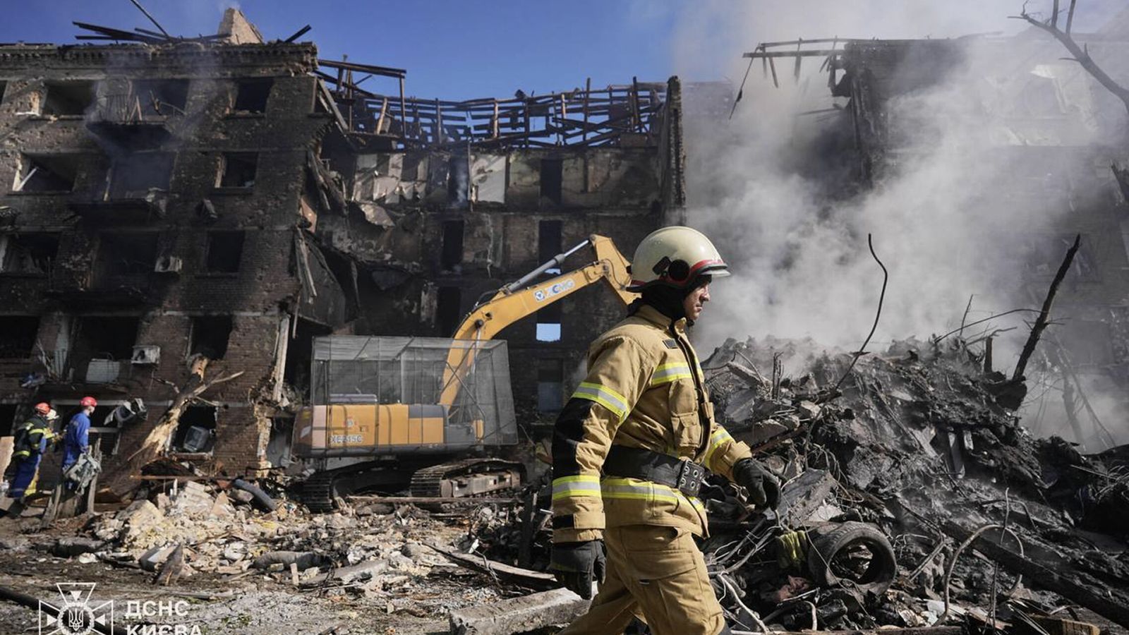 Un ataque masivo ruso contra Kiev deja al menos 4 muertos y cerca de 60 heridos