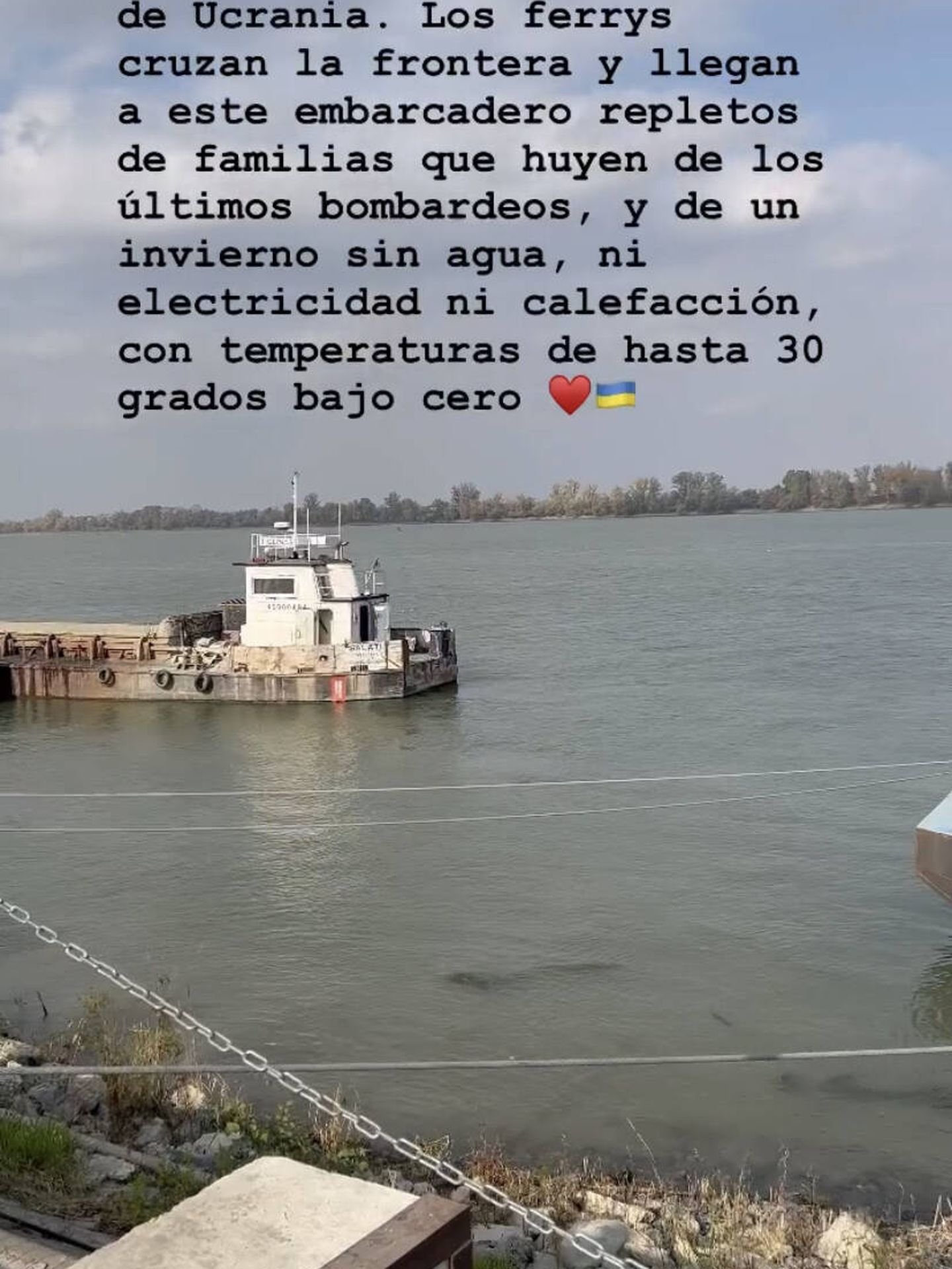 Jesús Vázquez, a su llegada a la frontera. (Instagram/@jvazquezoficial) 
