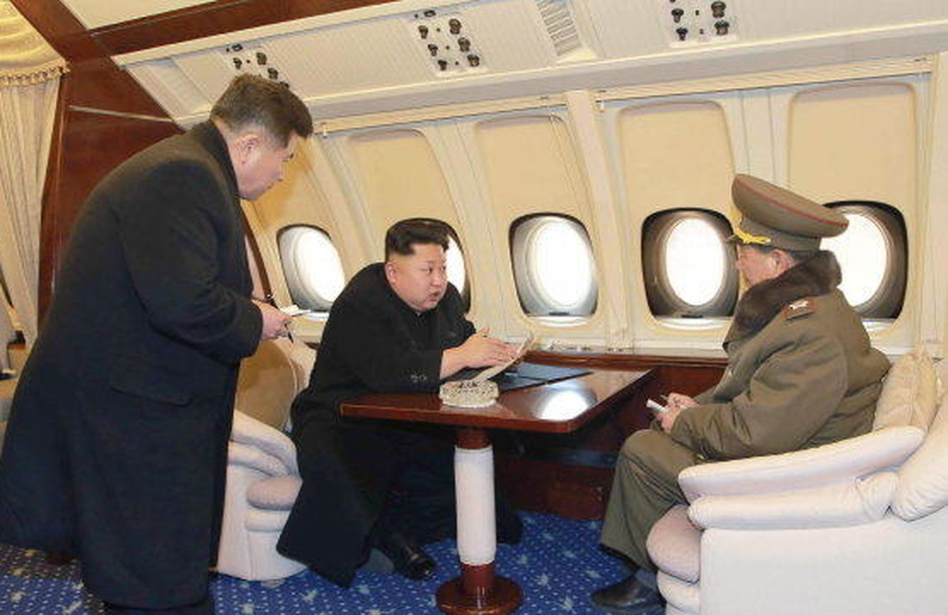 Avión de Kim Jong Un