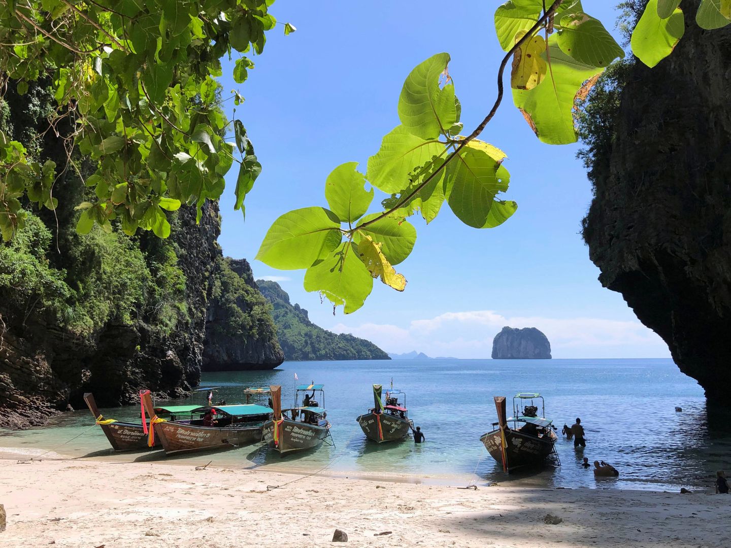 La isla de Koh Poda, cerca de Krabi, en Tailandia (Reuters)