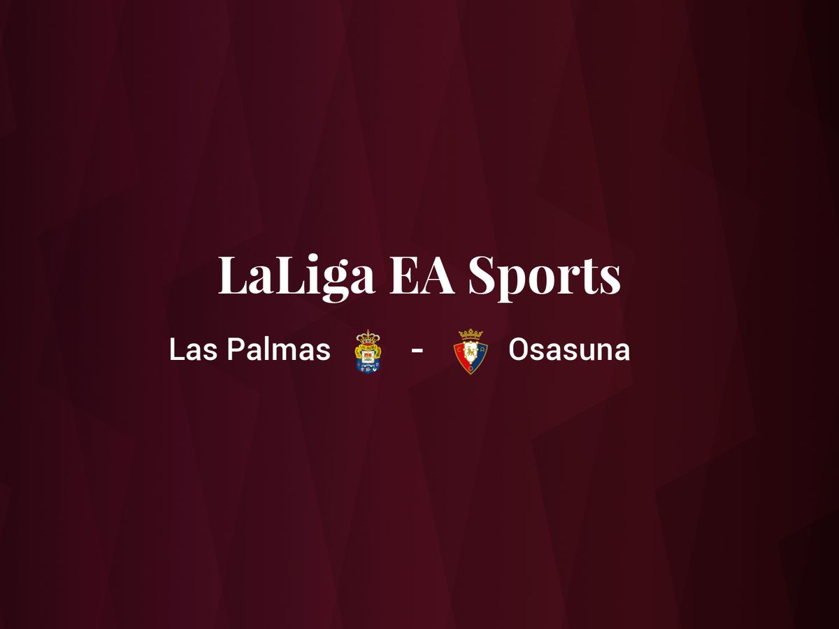 Foto: Resultados Las Palmas - Osasuna de LaLiga EA Sports (C.C./Diseño EC)