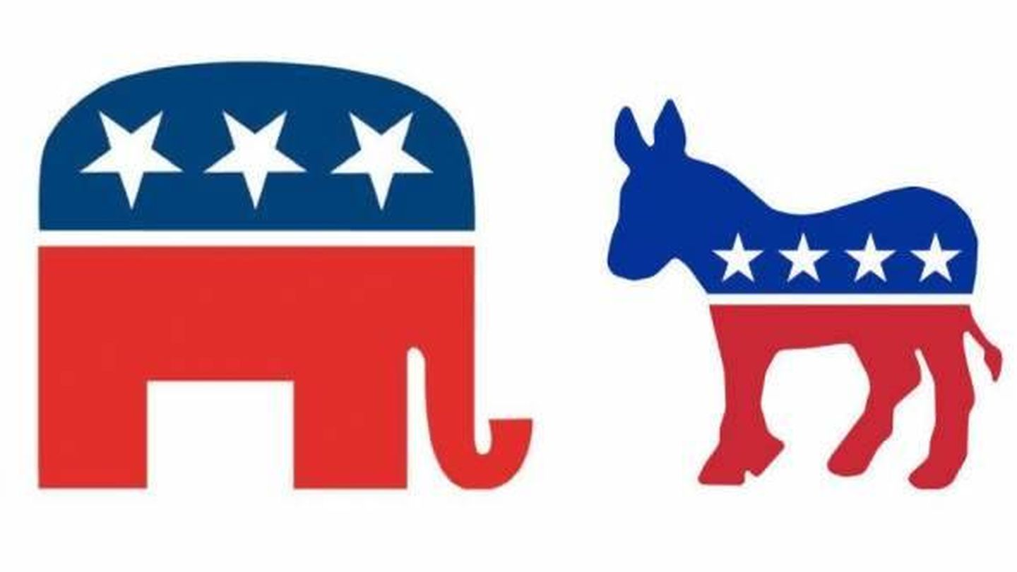 El elefante republicano y el burro demócrata. (iStock)