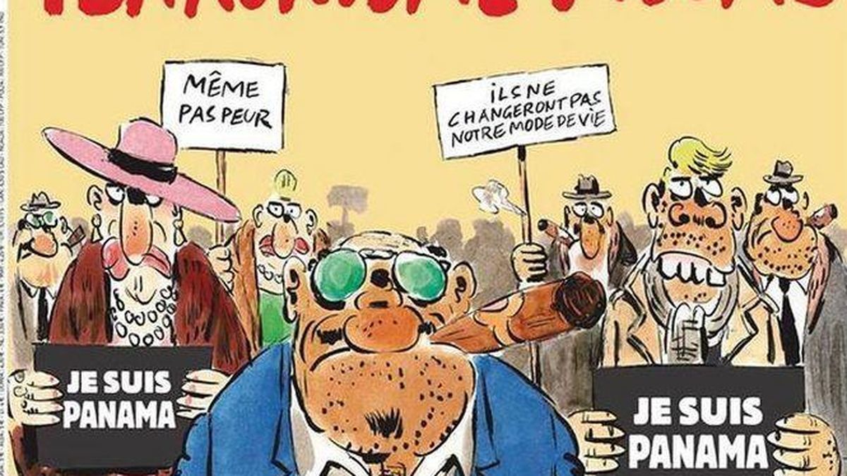 La revista 'Charlie Hebdo' dedica su portada a los 'papeles de Panamá'