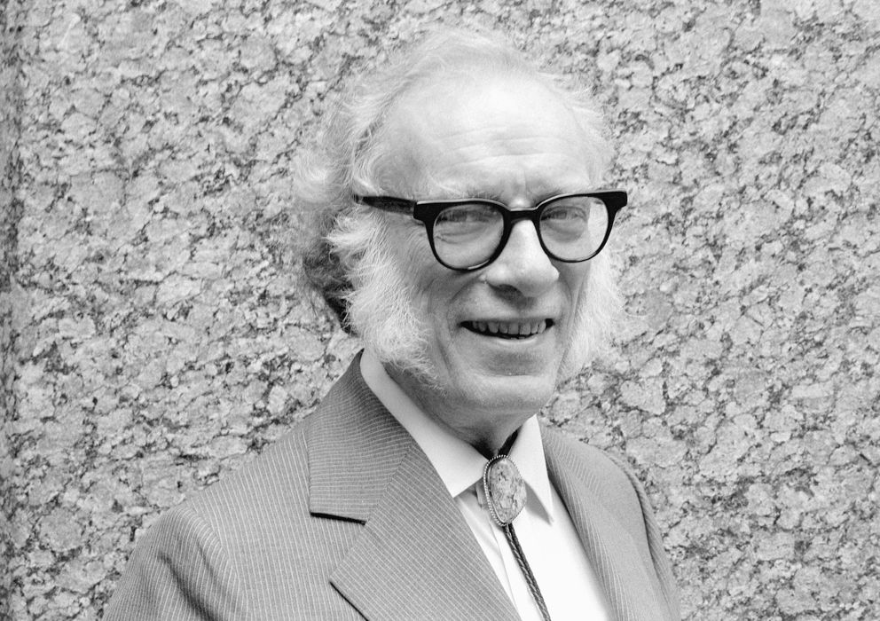 Foto: Isaac Asimov en 1980. (Alex Gotfryd/CORBIS)
