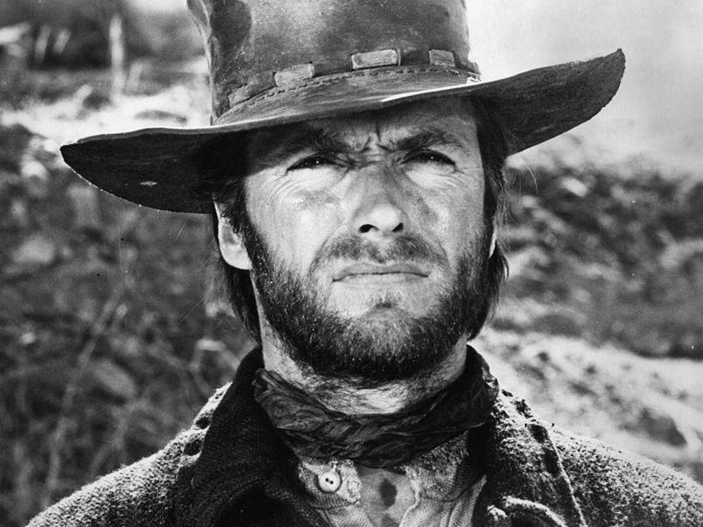 Eastwood, como 'El hombre sin nombre'. (Getty)