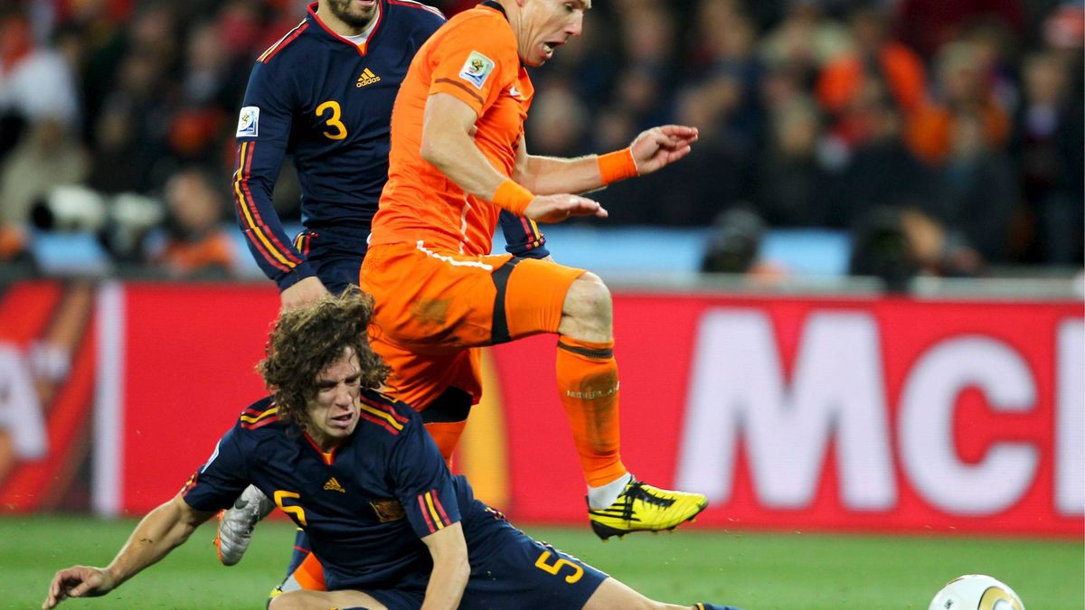 Robben, el genio que pudo tirarse al suelo y dejar a España sin el Mundial de Sudáfrica