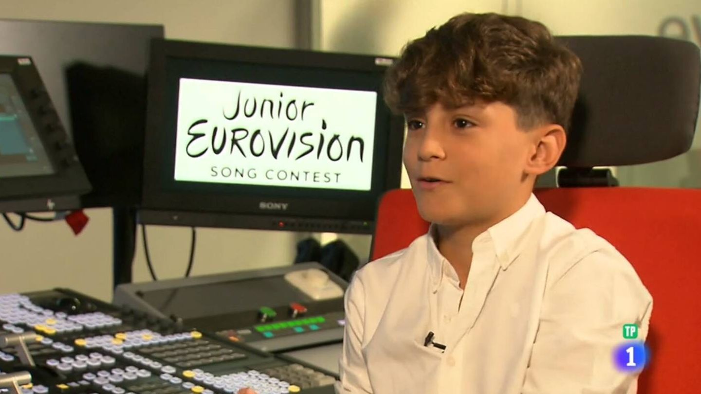 Carlos Higes, representante de España en Eurovisión Junior. (RTVE)