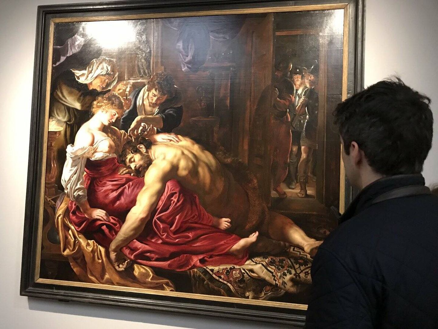 'Sansón y Dalila', de Rubens y expuesto en la National Gallery, ha sido señalado por una IA como falso. (Reuters)