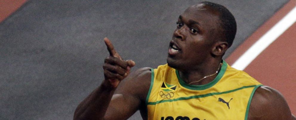 Foto: Usain Bolt enseña al mundo entero que no hay nadie más rápido que él