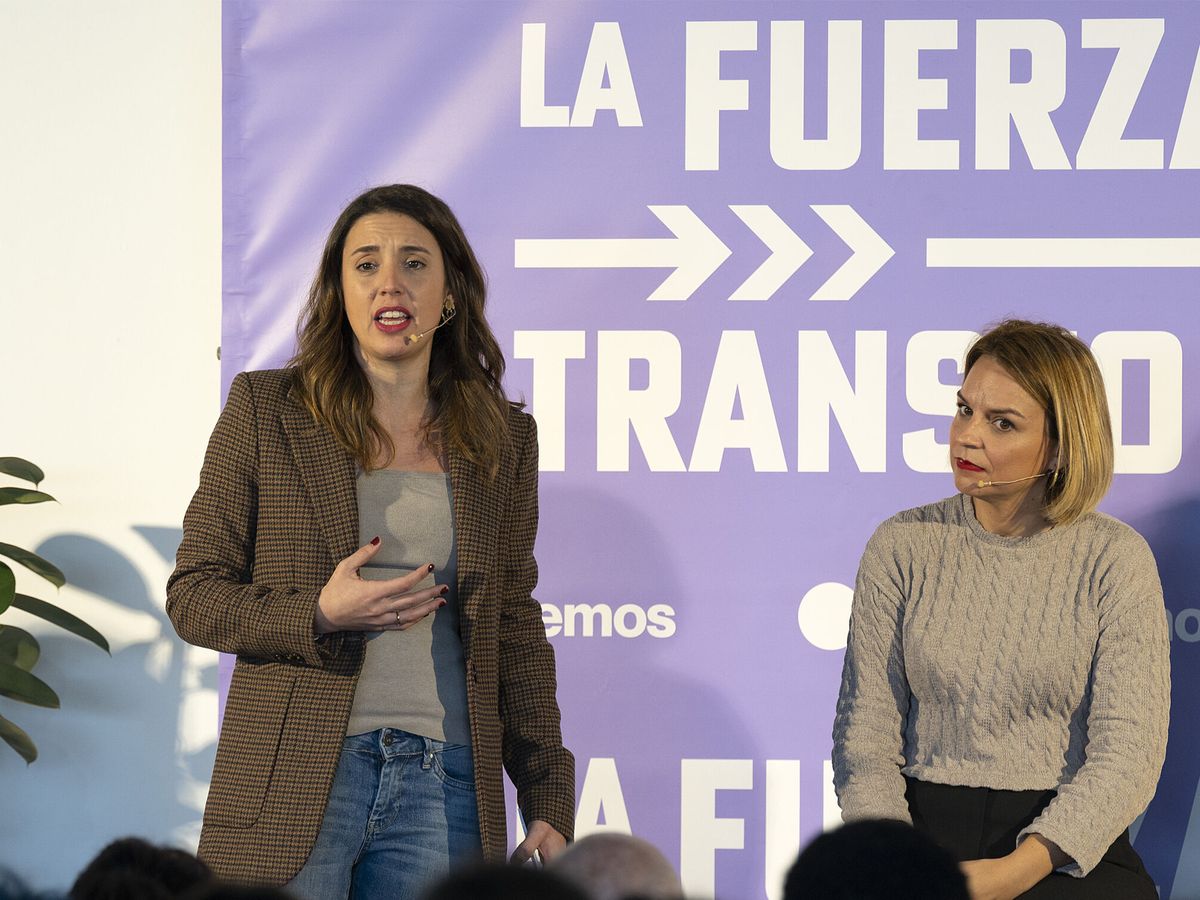 Foto: Irene Montero, durante un acto de Podemos. (EFE/Adriel Perdomo)