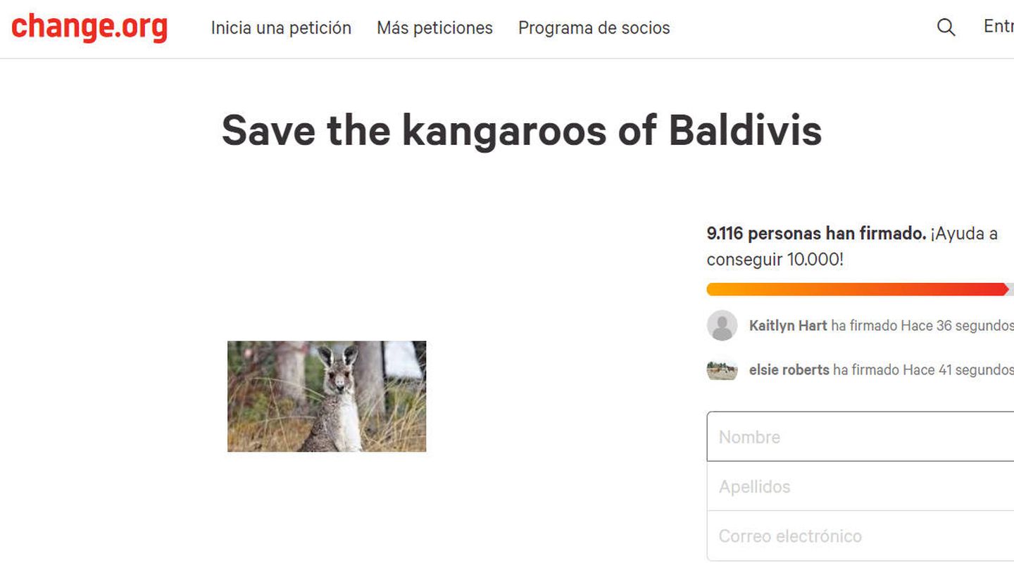 La petición en Change.org ha superado las 9.000 firmas en pocas horas