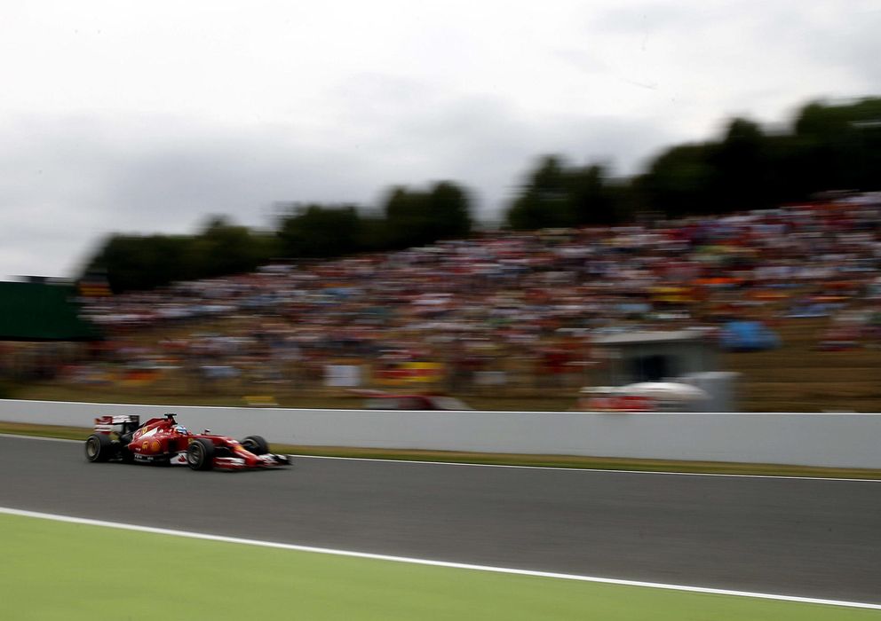 Foto: Fernando Alonso durante la prueba del domingo.