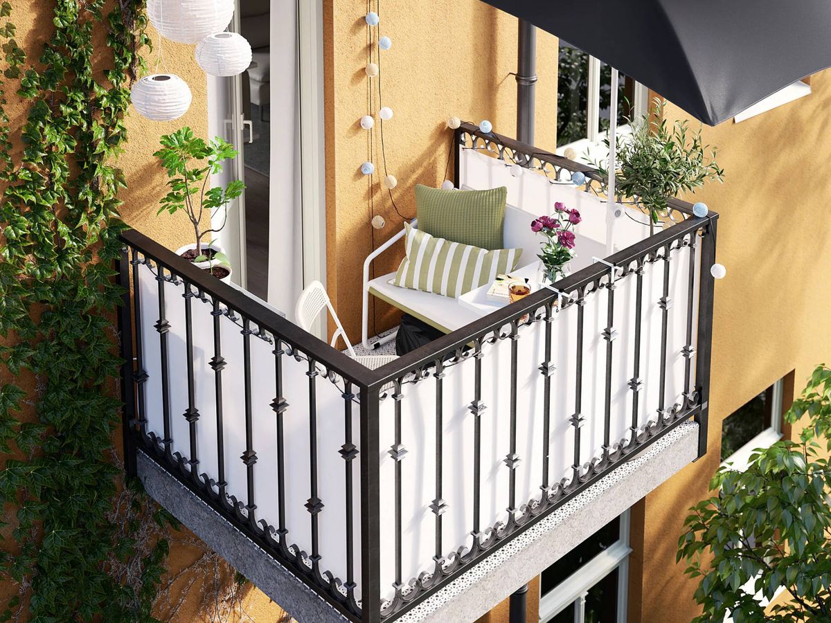 Foto: Sillón exterior de Ikea para balcones pequeños. (Cortesía)