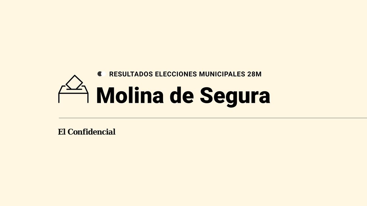 Escrutinio y ganador en Molina de Segura: resultados de las elecciones municipales de 2023